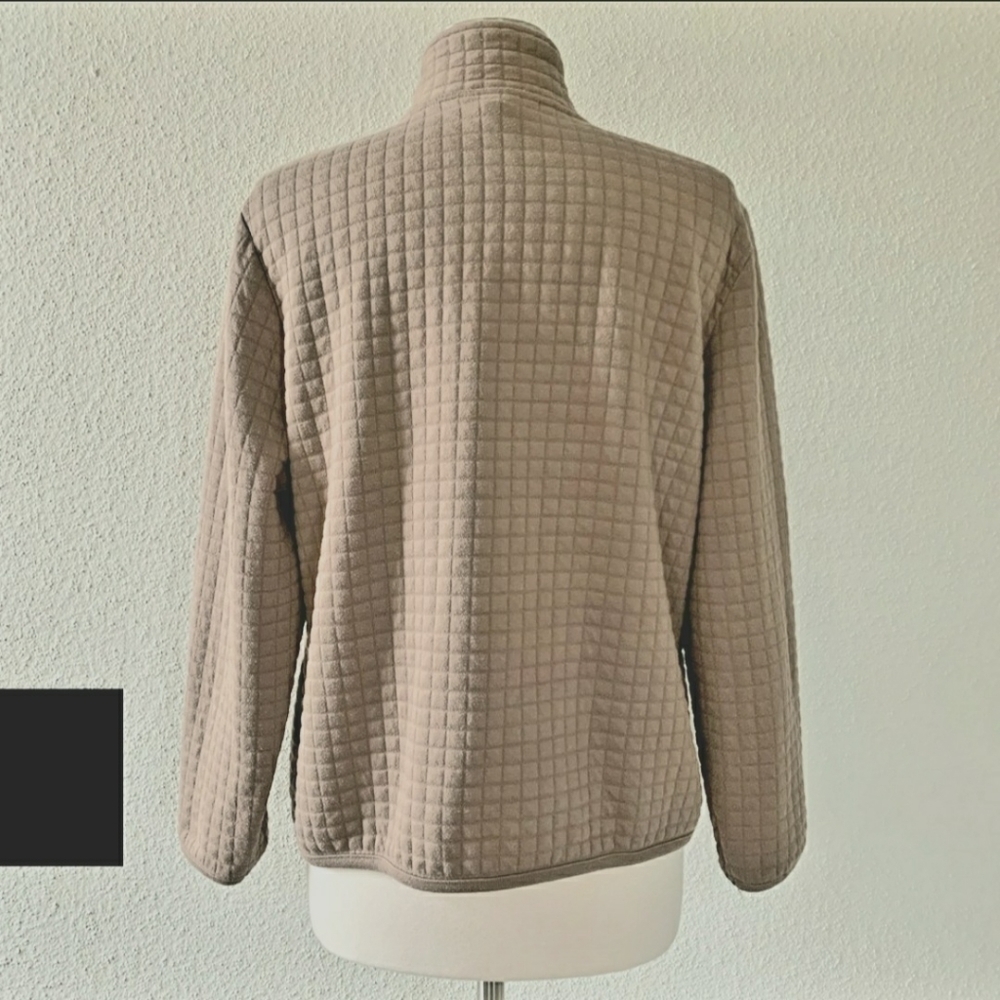 🧥 KAREN SCOTT Sport Zip-Up Front Quilted Jacket - Picture 3 of 7